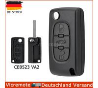Klapp Schlüssel 3 Tasten Gehäuse VA2 für Peugeot Expert RCZ 207 307 308 Citroen