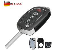 Klapp Schlüssel Ersatz Gehäuse 4 Tasten Rohling Für Hyundai i10 i20 i30 ix35 i40