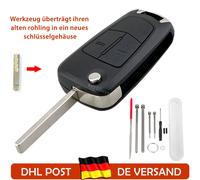 Klapp Schlüssel Ersatz Rohling Werkzeug für Opel Astra H Corsa D Tigra B Zafira