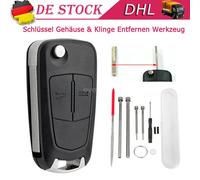 Klapp Schlüssel Gehäuse 2 Tasten Für Opel Astra H Tigra Zafira B Meriva A Signum