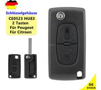 Klapp Schlüssel Gehäuse CE0523 für Peugeot 207 208 307 308 Citroen C2 C3 C4 C8