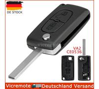 Klapp Schlüssel Gehäuse CE0536 VA2 für Citroen C2 C3 C4 Berlingo Peugeot 207 407