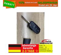 Klapp Schlüssel Gehäuse für Auto Neu passend für VW T5 GOLF 6 PASSAT TOURAN DE