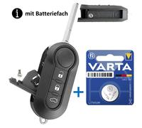 Klapp Schlüssel Gehäuse für Fiat 500 Ducato Punto Lancia Ypsilon, Musa, Delta