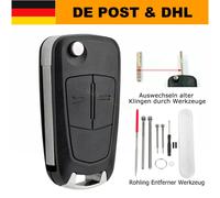 Klapp Schlüssel Gehäuse für Opel Astra H Corsa D Zafira B Meriva Vectra Tigra B