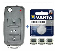 Klapp Schlüssel Gehäuse für Seat Skoda Alhambra Ibiza Toledo MII Fabia Citigo