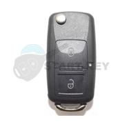 Klapp Schlüssel Gehäuse für VW Seat Skoda Rohling Golf4 Alhambra Sharan T5 Bora
