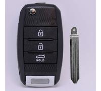 Klapp Schlüssel Gehäuse Funkschlüssel Fernbedienung Autoschlüssel 3 Tasten Rohling für Kia