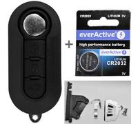 Klapp Schlüssel Gehäuse Funkschlüssel Fernbedienung Autoschlüssel Rohling + CR2032 3V Batterie ab 2011 kompatibel mit OPEL/FIAT/Peugeot/Citroen