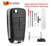 Klapp Schlüssel Gehäuse + HU100 für Opel Corsa D Zafira B Astra H Tigra Meriva A