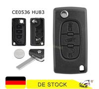 Klapp Schlüssel Gehäuse HU83 CE0536 für Peugeot Expert RCZ 207 307 308 3008 5008