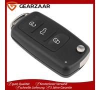 Klapp Schlüssel Gehäuse Kompatibel mit VW T5 Tiguan Passat Seat Skoda 3 Tasten