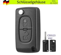 Klapp Schlüssel Gehäuse VA2 CE0523 für Citroen C2 C3 C4 Peugeot 207 307 Expert