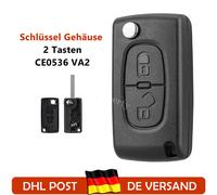 Klapp Schlüssel Gehäuse VA2 Für Peugeot 207 307 308 Citroen Berlingo C2 C3 C4 C8