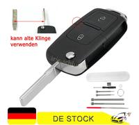 Klapp Schlüssel Gehäuse + Werkzeug Für VW Seat Skoda Golf 4 IV Bora Polo 9n T5