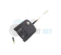 Klapp Schlüssel Rohling für VW Seat Skoda Touran T5 Golf 4 5 Polo Transponder