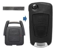 Klapp Schlüssel UMBAU Auto Schlüssel 2 Tasten für OPEL HU100 Astra G Zafira