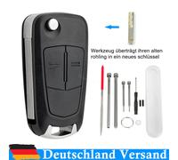 Klapp Schlüsselgehäuse + Werkzeug für Opel Corsa D Zafira B Astra H Tigra Meriva