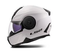 LS2, Modularer Motorradhelm SCOPE II SOLID Gloss White, XL