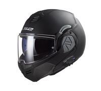 Klapphelm LS2 FF906 Advant Solid Matt Black mit Sprechanlage, XL XL matt black +intercom