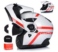 Klapphelm | LS2 FF908 STROBE II | Helm Flip Up Rollerhelm Motorradhelm ECER 2206