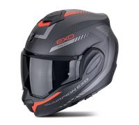 Klapphelm Scorpion EXO-Tech EVO Carbon Matt Schwarz/RotL Matt Schwarz,Rot