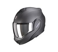 Klapphelm Scorpion EXO Tech Evo Carbon Solid black matt S black matt