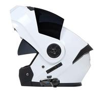 Klapphelm Vollvisierhelm Bluetooth Flip Integralhelm Motorradhelm DOTECE Zertifiziert Modularer Motorrad Motocrosshelme Mit Doppelvisier Automatische Anrufannahme Unisex X,S:55-56CM