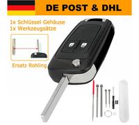Klappschlüssel 2Tasten + Werkzeug für Opel Astra J Insignia Corsa E Meriva Mokka