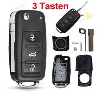 Klappschlüssel 3 Tasten Autoschlüssel Gehäuse Auto Modern für VW Skoda Seat Golf