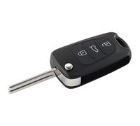 Klappschlüssel-Schutzhülle, 3 Tasten, passend für Hyundai I20, I30, X35, Ix20, Veloster, auch für Kia Ceed Pro, Picanto Sportage Rio mit Raw