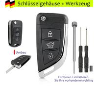 Klappschlüssel Umbaukit Gehäuse + Werkzeug Für Hyundai i10 i20 i30 ix35 Elantra