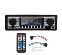 Klassisches Auto-Bluetooth-Radio, 12-V-Autoradio-MP3-Musikplayer - Vintage-In-Dash-Head-Einheit mit FM-Radio, USB-Anschluss, SD-Kartensteckplatz und AUX-Eingang - verlustfreies (24V)