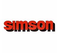 Klebefolie Tank, Schriftzug Simson, rot - Simson S51, S70