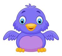kleberio® Aufkleber Sticker Vogel lila 8 x 10 cm birdsticker lustig Coole Sticker selbstklebend Autoaufkleber Bild Dekoration Set Car Motorradhelm Caravan Wohnwagen Tiere Tier Kindergarten