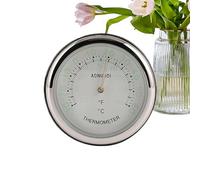 Klebeuhr für Armaturenbrett, Sensor und Temperaturanzeige für Autos, kleine Uhr, Aufkleber für Kühlergrills mit Nachtlicht für Autos, Lastwagen, Wohnwagen und Boote