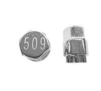 KLEEBLATT Ersatzschlüssel 509 für Felgenschlösser Felgenschloss-Schlüssel Adapter Schlüsselnummer Schlüsselcode Felgenschlossnuss Demontage-Werkzeug Knack-Werkzeug Lösewerkzeug Ausdreher