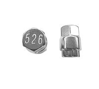 KLEEBLATT Ersatzschlüssel 526 für Felgenschlösser Felgenschloss-Schlüssel Adapter Schlüsselnummer Schlüsselcode Felgenschlossnuss Demontage-Werkzeug Knack-Werkzeug Lösewerkzeug Ausdreher