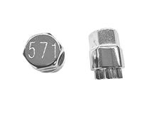 KLEEBLATT Ersatzschlüssel 571 für Felgenschlösser Felgenschloss-Schlüssel Adapter Schlüsselnummer Schlüsselcode Felgenschlossnuss Demontage-Werkzeug Knack-Werkzeug Lösewerkzeug Ausdreher