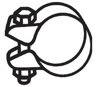Bosal Klemmstück Abgasanlage 250-352 Ø52 mm Universal für VW/Audi