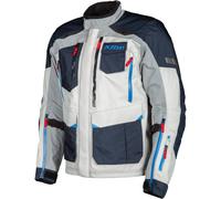 Klim Carlsbad Gore-Tex Motorrad Textiljacke, grau-blau, Größe L