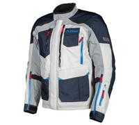 Klim Carlsbad Gore-Tex Motorrad Textiljacke, grau-blau, Größe L