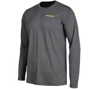 Klim Teton Merino Wool Funktionsshirt, grau/anthrazit, Größe XL