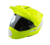 Klim X1 Alpha Adventure Helm ECE / DOT Gloss High-Visibility - White, L