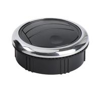 Klimaanlagenentlüftung 80 mm Universal-Knopftyp drehbar Luftauslass, Auto-Entlüftung, Armaturenbrett Klimaanlage Entlüftungsabweiser für Wohnmobil Wohnwagen LKW Air Vent Grille(80MM)