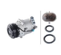 Hella Klimakompressor 8FK 366 200-871 CVC6 12V R134a mit Magnetkupplung für Opel/Vauxhall