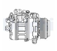Klimakompressor DELPHI CS20547