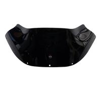KLOCK WERKS Flare 9 Windschild Schwarz für Harley FXRP 1984 Sport Glide