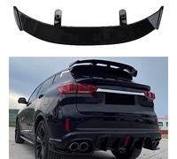 KLUFO Auto ABS Heckspoiler für Ford Kuga MF MA DM2 3/2/1.Gen 2008-2020 2021 2022 2023 2024 2025, Kofferraum Lippe Spoiler Bodykit Tuning Styling Zubehör,Gloss Black