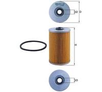 MAHLE KX 35 Kraftstofffilter Filtereinsatz 65MMu.a. passend für MERCEDES S-KLASSE Stufenheck